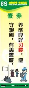 8s标语 8s管理标语 8s宣传标语 8S-素养