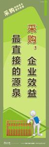 采购标语|采购部标语|成本管理标语-采购，企业效益最直接的源泉