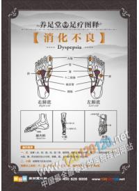 足疗穴位图 消化不良