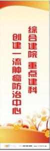 预防传染病宣传标语 健康标语 健康宣传标语 综合那院 重点建科，创建一流肿瘤防治中心