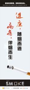 吸烟有害健康标语 吸烟有害健康宣传语 吸烟有害健康警示语 健康随烟而逝，病痛伴烟而生