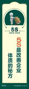 5S是改善企业体质的秘方