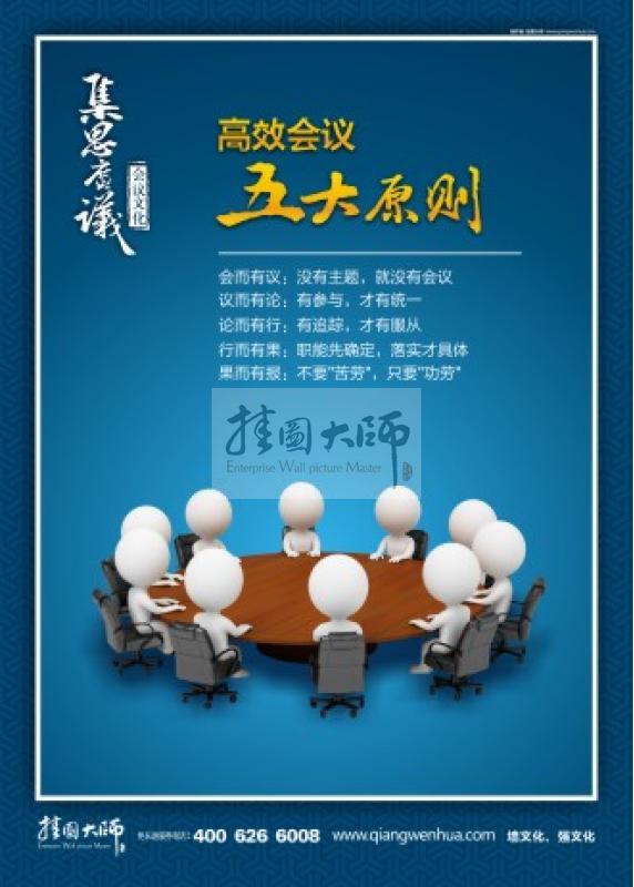 会议室标语