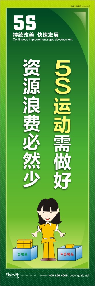 5S运动需做好，资源浪费必然少