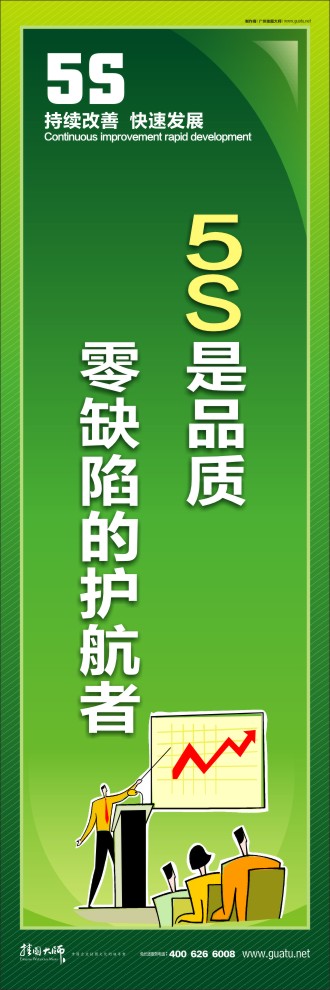 5s标语口号 5S是品质，零缺陷的护航者