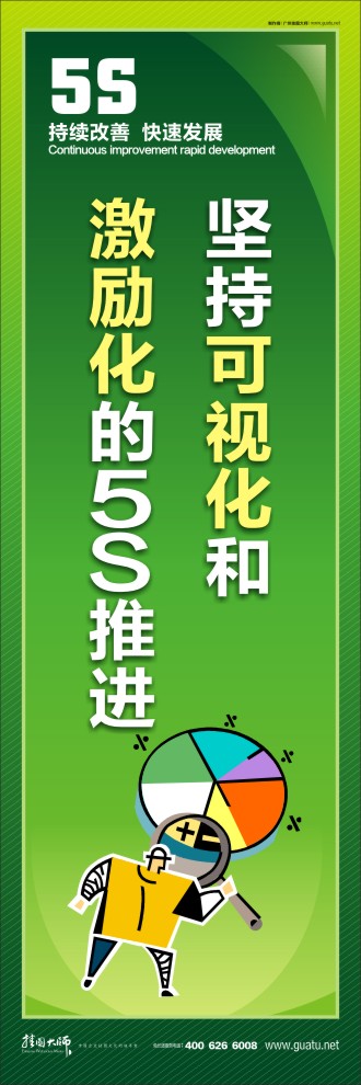 坚持可视化和激励化的5S推进