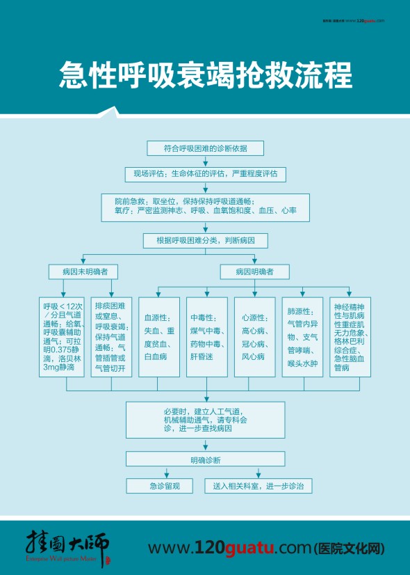 急性呼吸衰竭抢救流程